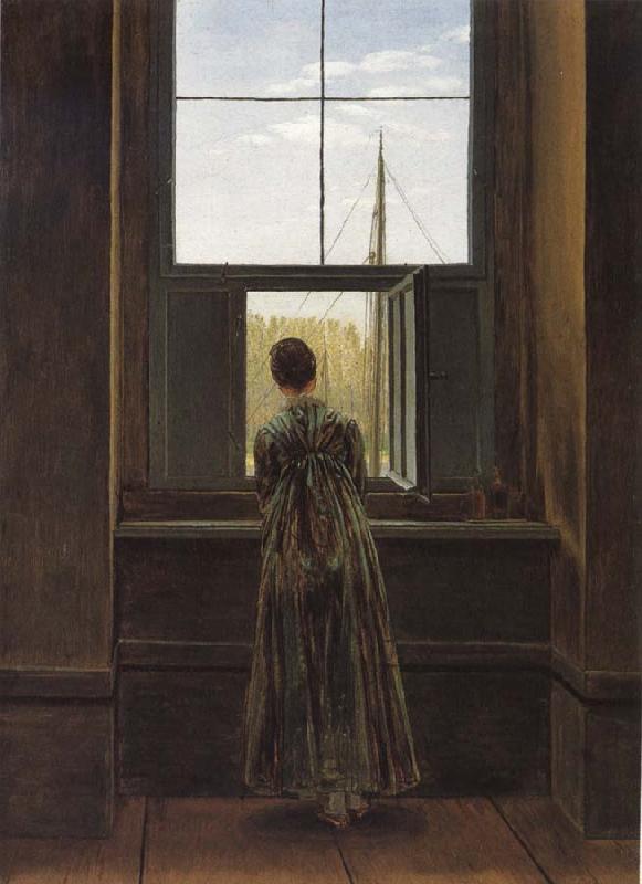 Caspar David Friedrich Woman at a Window